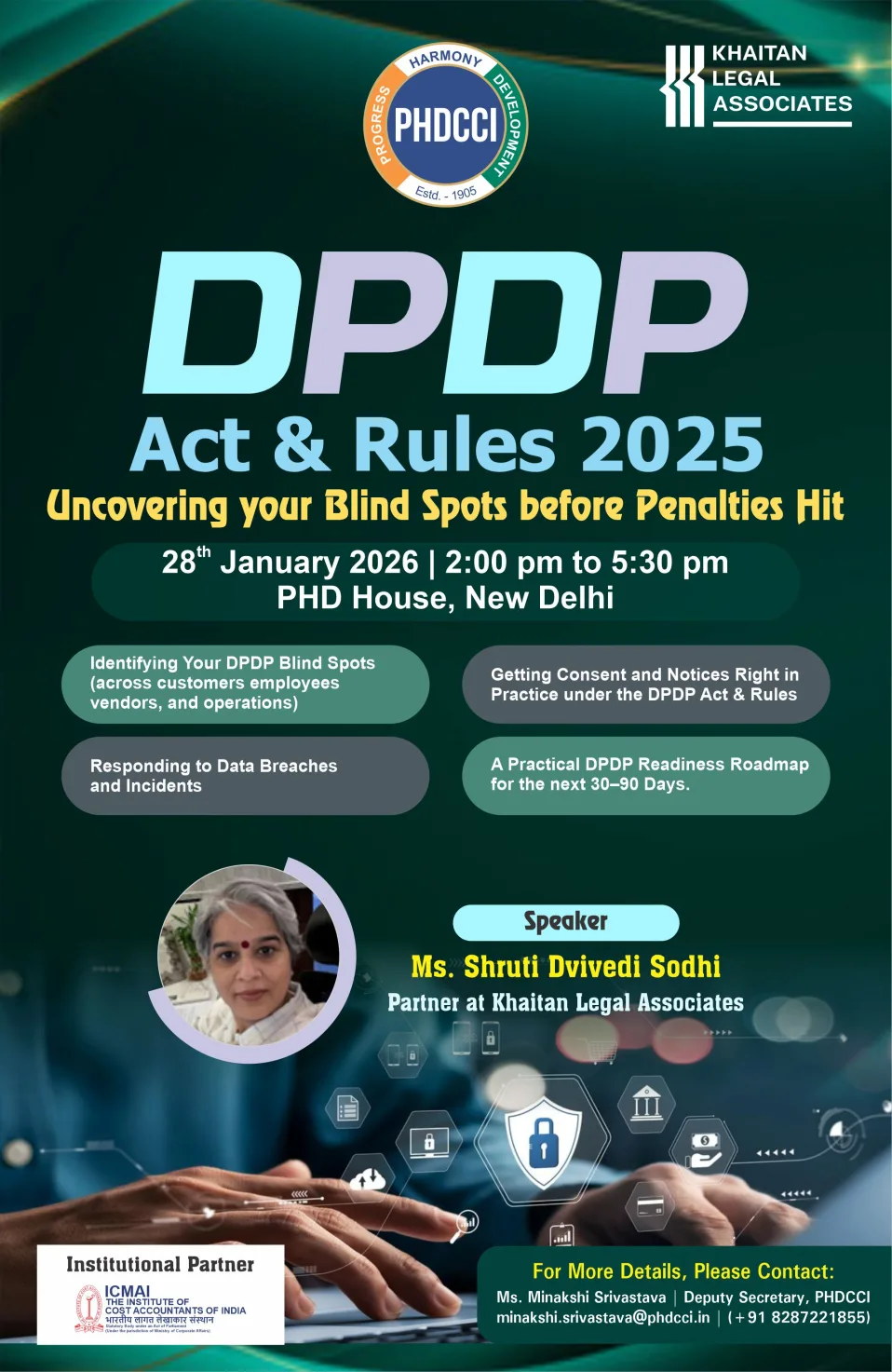 PHDCCI DPDP Act & Rules 2025 — Uncovering your Blind Spots before Penalties Hit