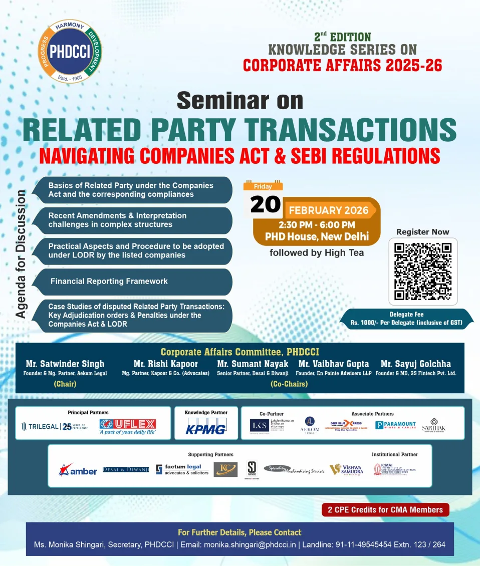 phdcci Seminar on RELATED PARTY TRANSACTIONS