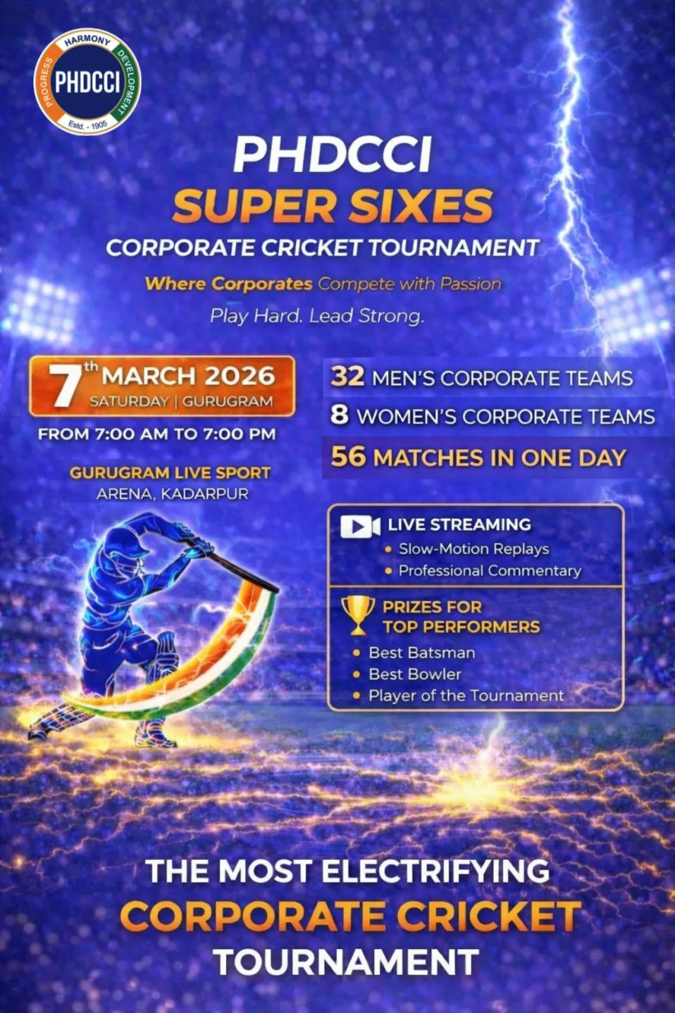 PHDCCI Super Sixes - Corporate Cricket Tournament : 2nd Edition