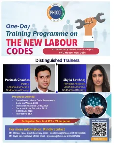 PHDCCI Training Program on New Labour Codes
