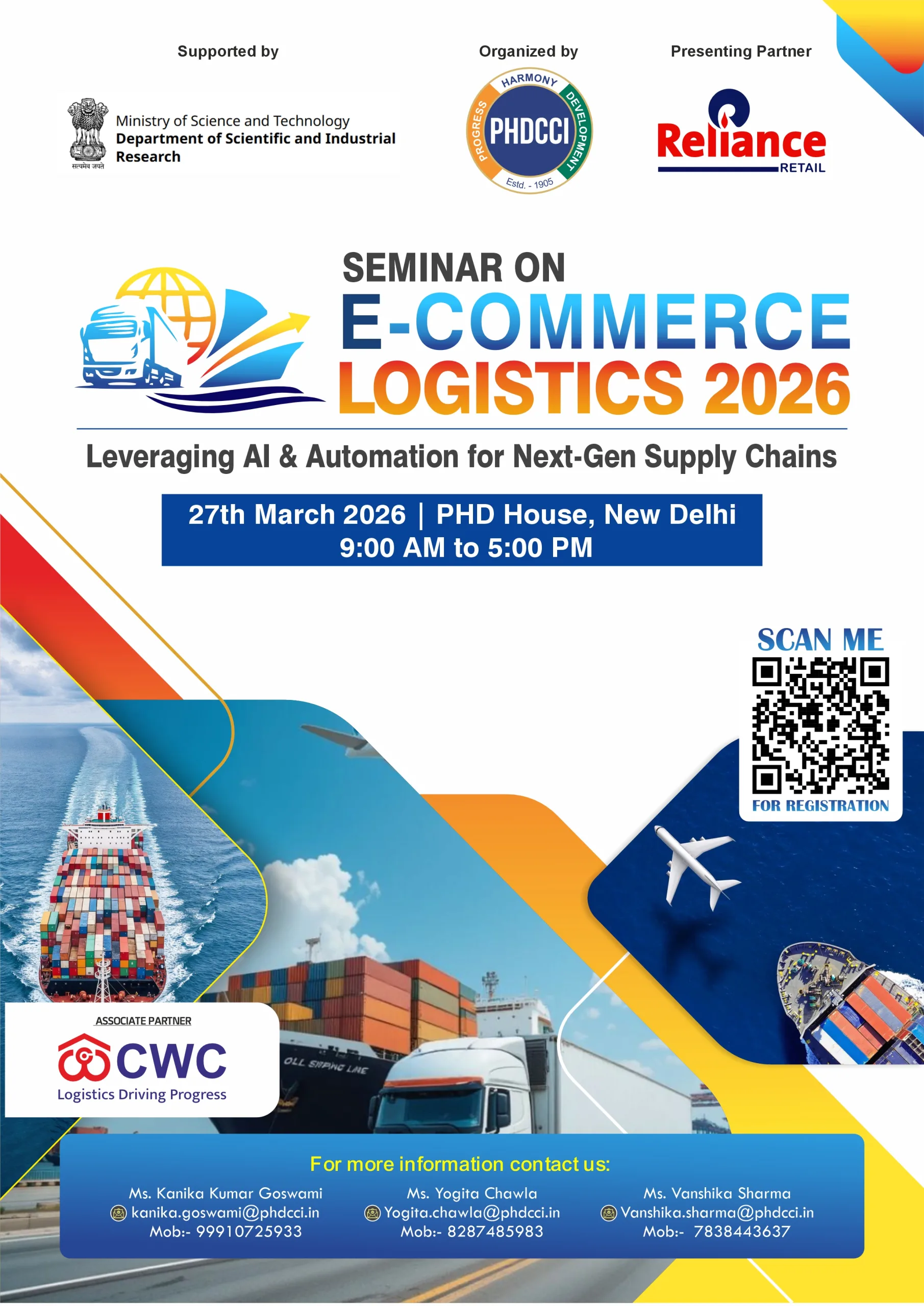 Seminar on “E-Commerce Logistics 2026: Leveraging AI & Automation for Next-Gen Supply Chains