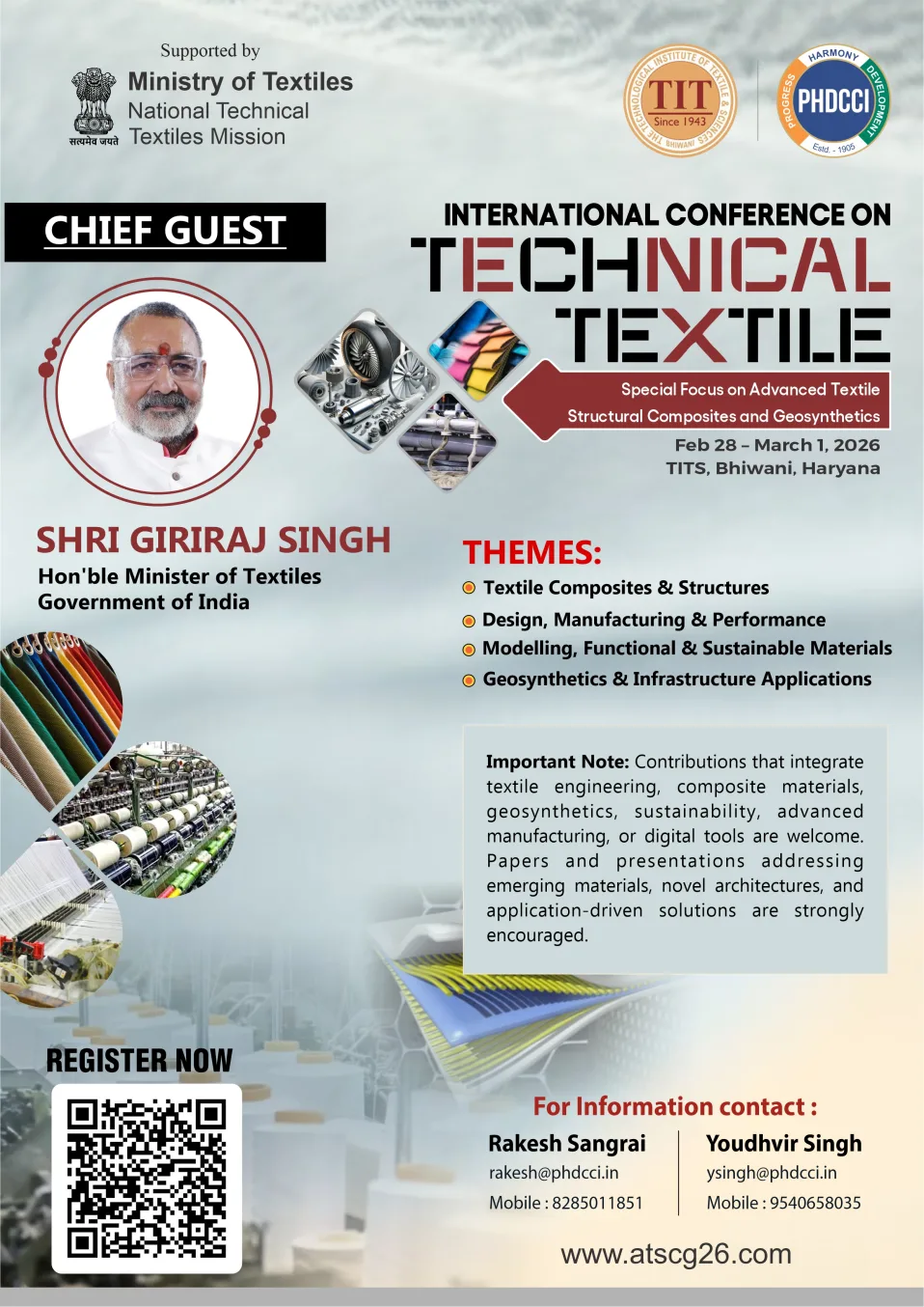 phdcci Conference on Advanced Textile Structures composites and Geosynthetics