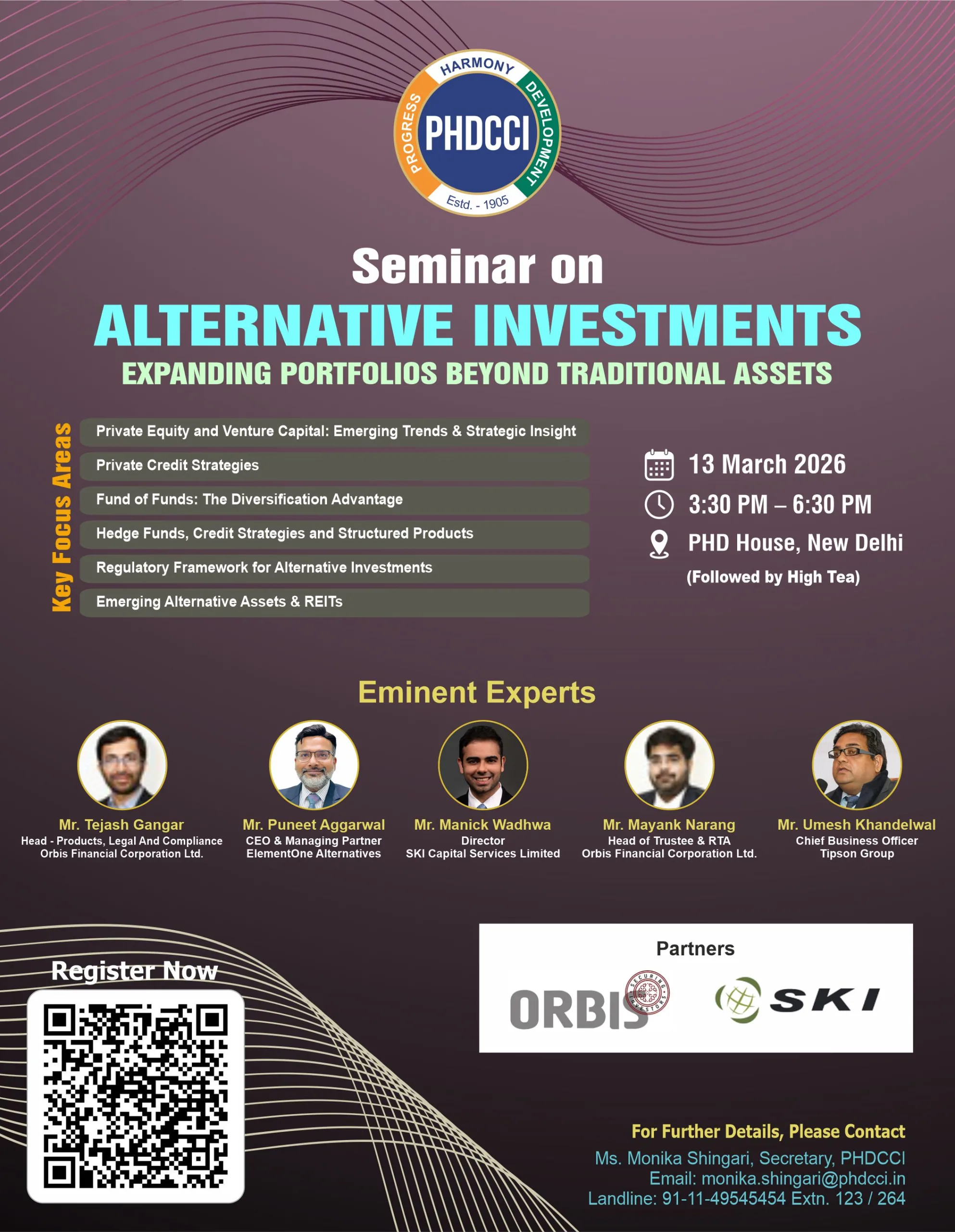 Seminar on Alternative Investments : Expanding Portfolios Beyond Traditional Assets