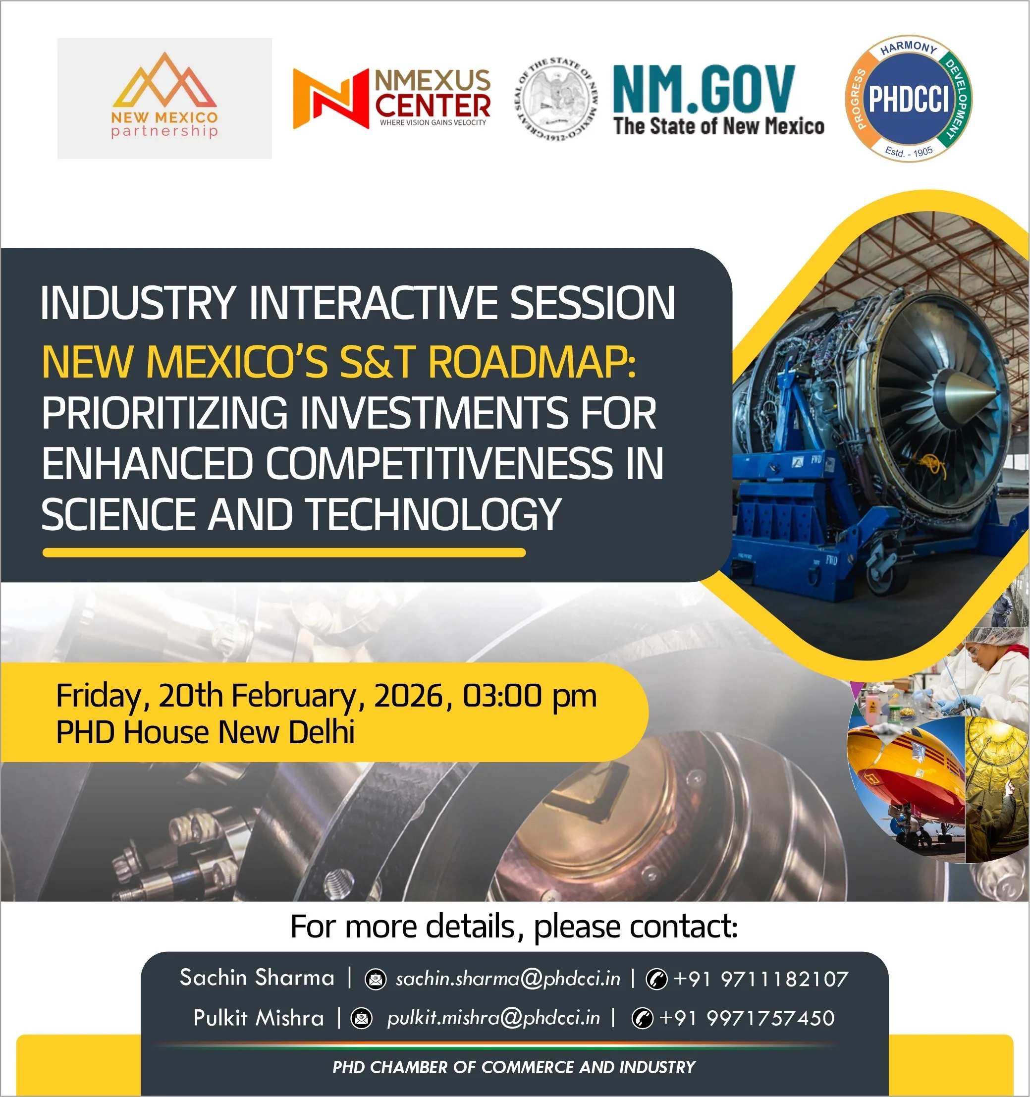 Industry Interactive Session – New Mexico’s S&T Roadmap: Prioritizing Investments for Enhanced Competitiveness in Science and Technology