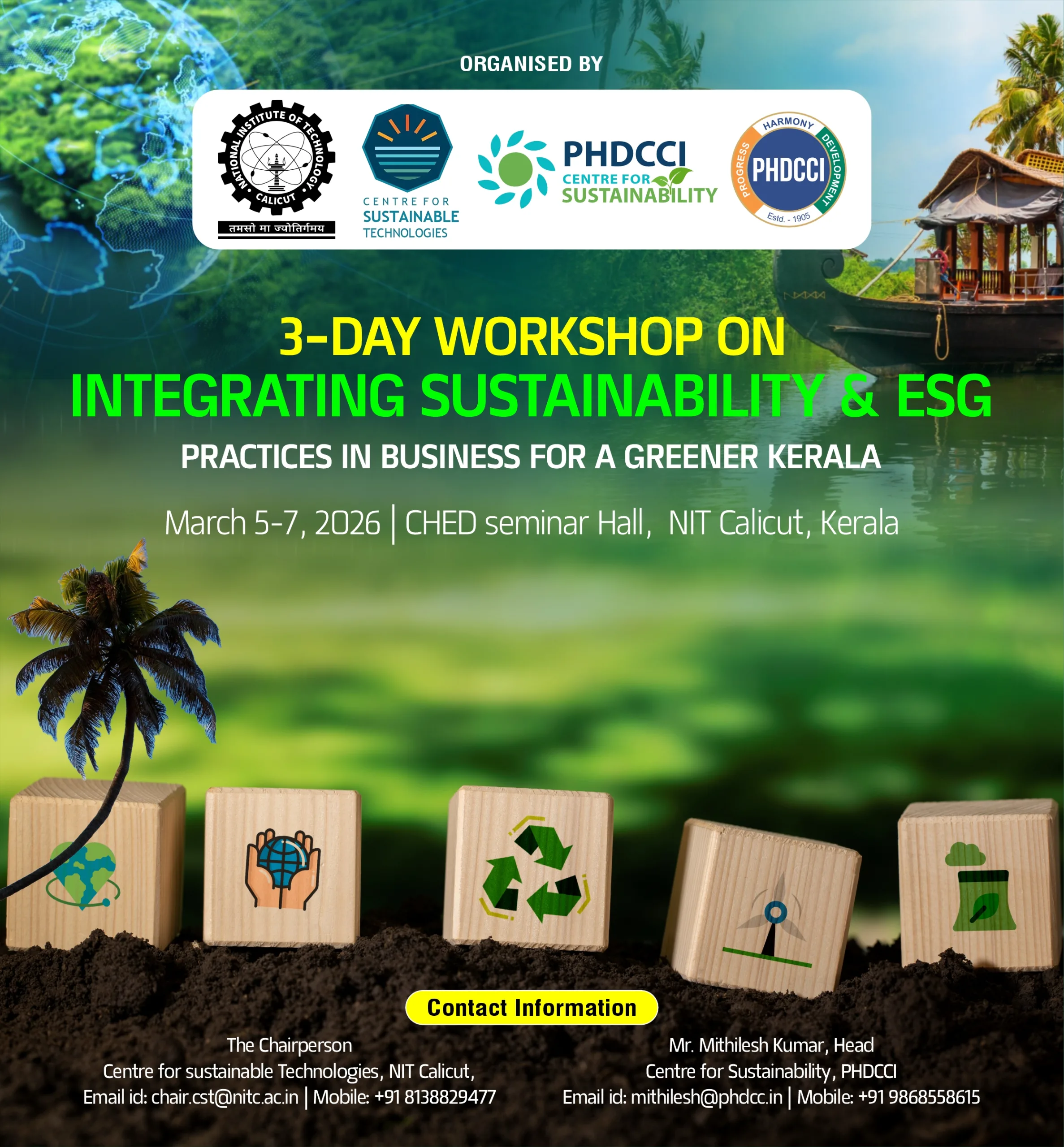 Three days workshop on Integrating Sustainability & ESG