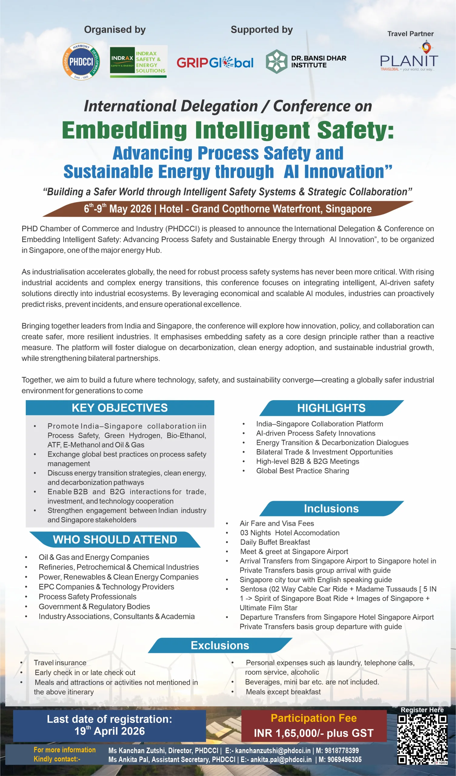 International Delegation/ Conference on Embedding Intelligent Safety Advancing Process Safety and Sustainable Energy through AI Innovation