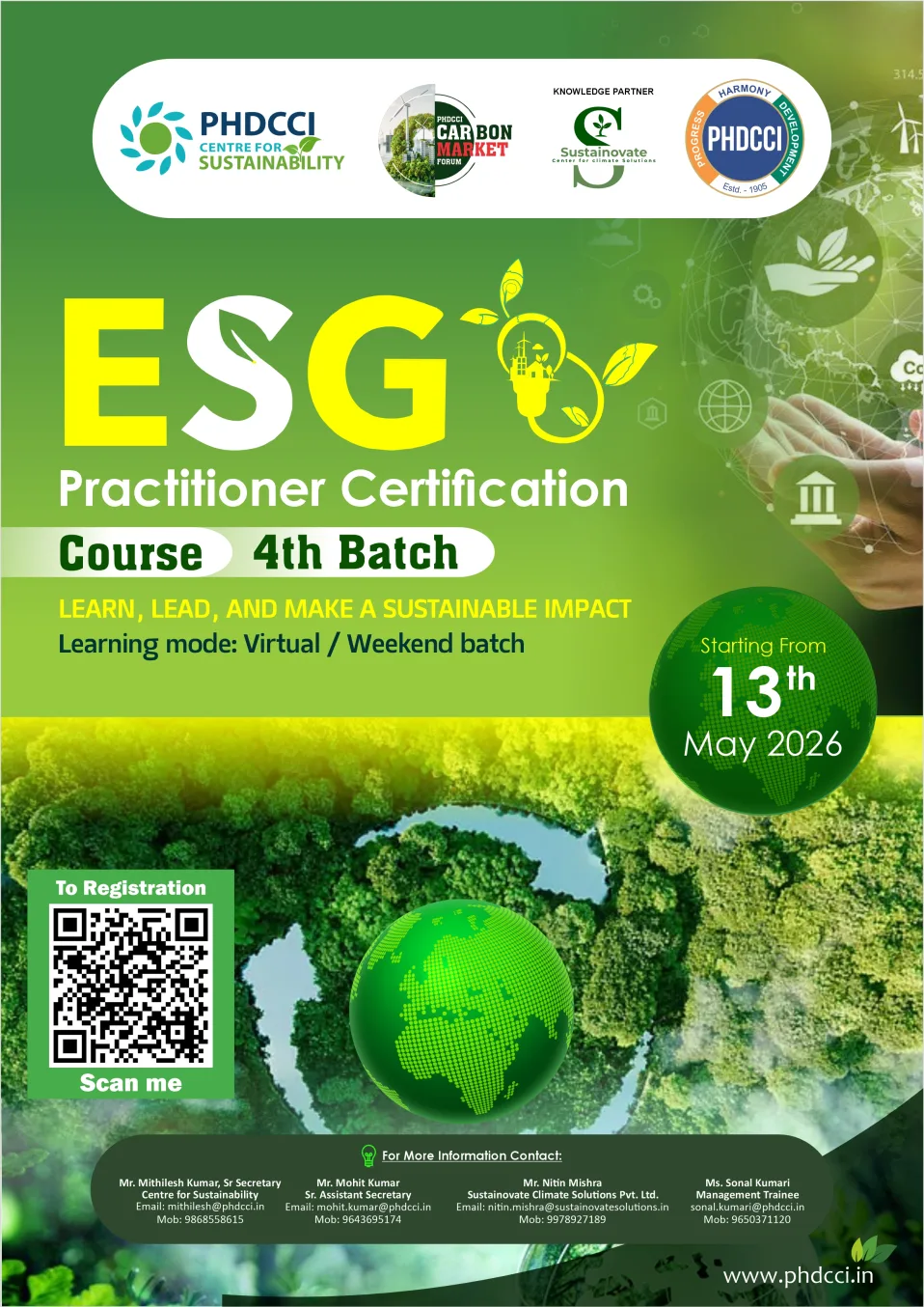 phdcci ESG Practitioner certification Course