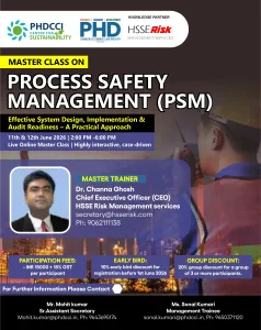 phdcci Masterclass on Process safety management