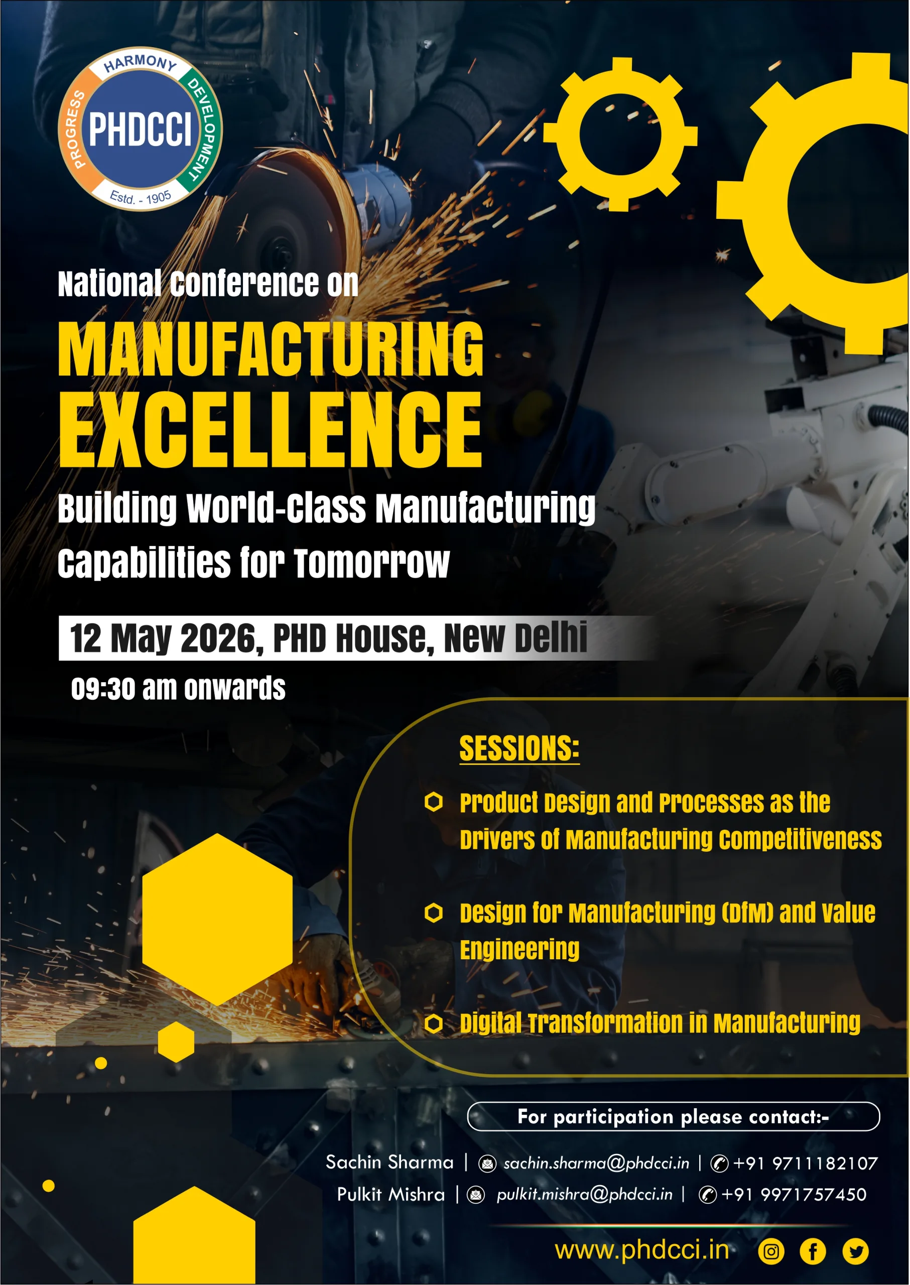 National Conference on Manufacturing Excellence – Building World-Class Manufacturing Capabilities for Tomorrow