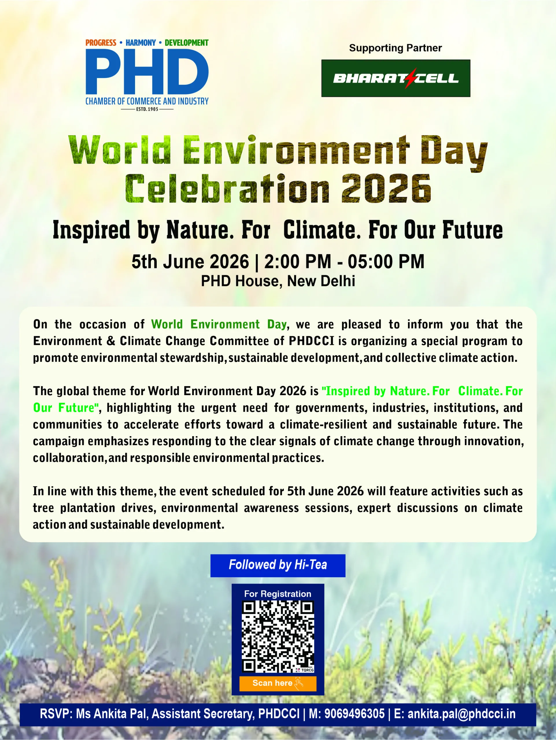World Environment Day 2026 is Inspired by Nature. For  Climate. For Our Future