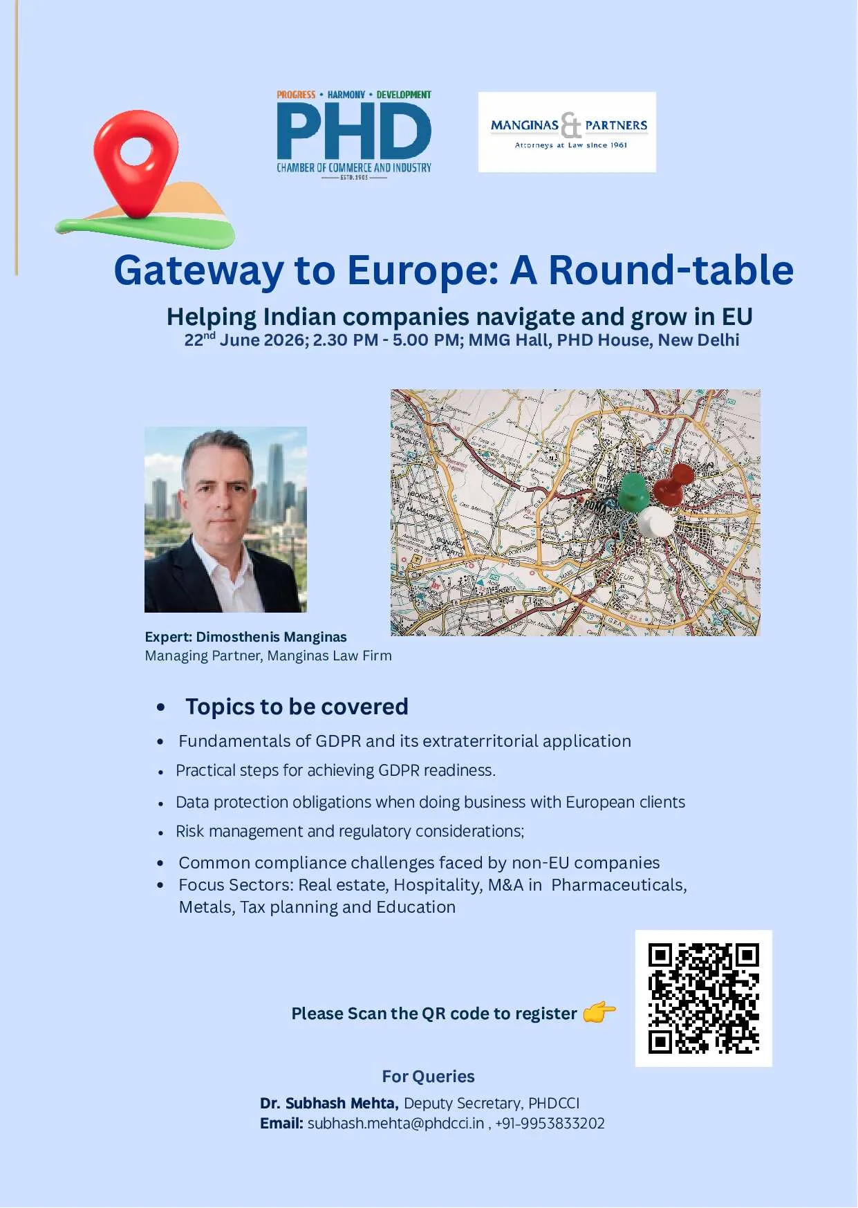 Gateway to Europe: A Round-table, Helping Indian companies navigate and grow in EU