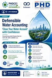 phdcci Webinar on Defensible Water Accounting