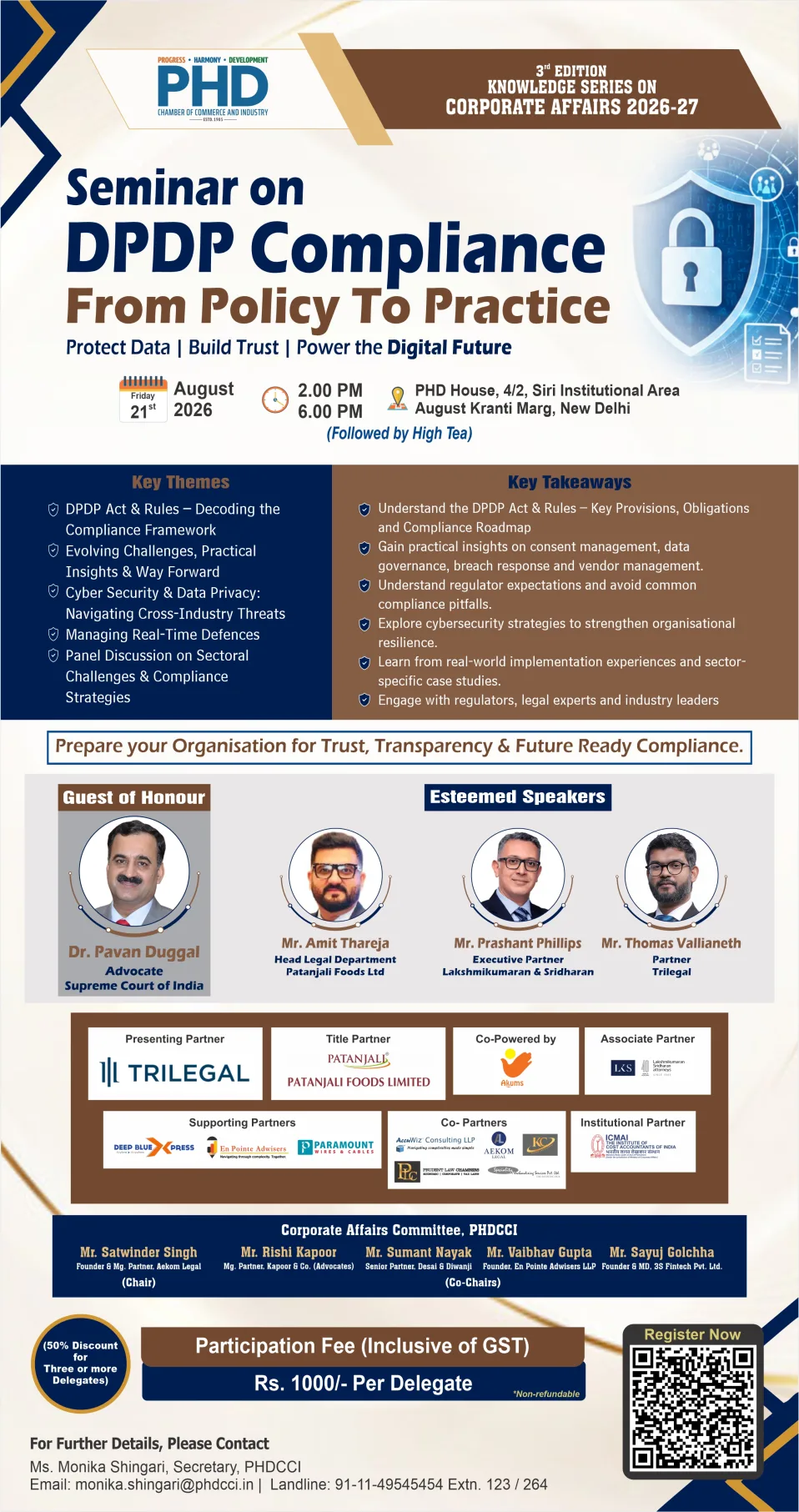 Seminar on DPDP COMPLIANCE