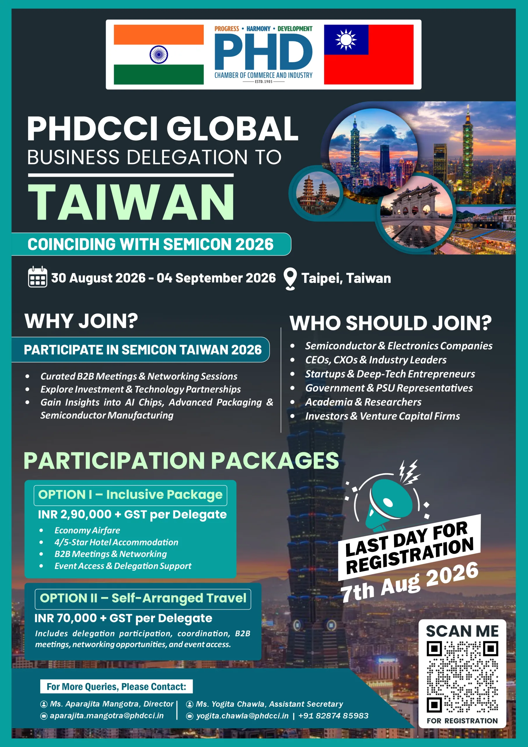 PHDCCI Business Delegation to Taiwan