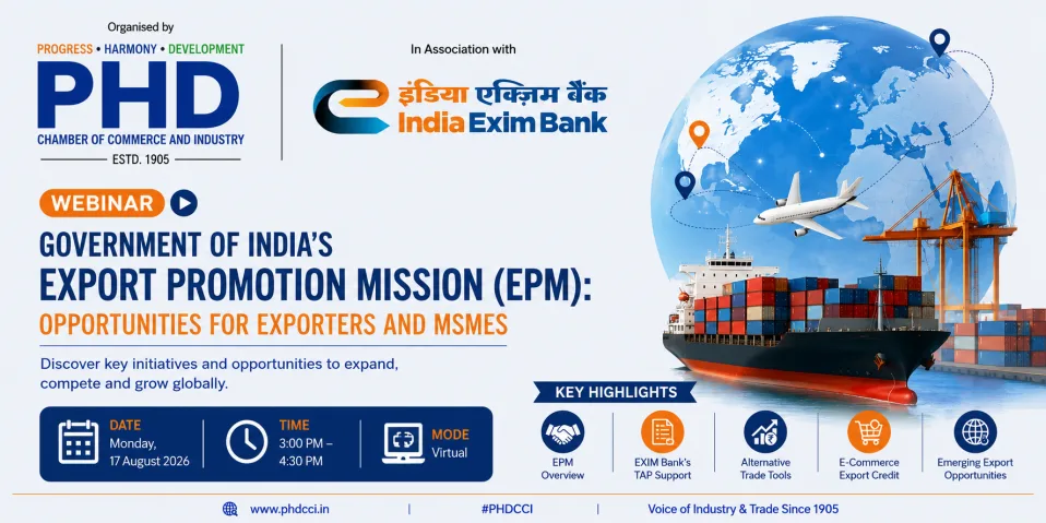 Webinar on Export Promotion Mission (EPM)
