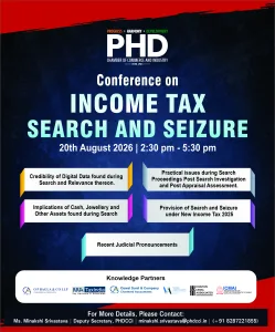 phdcci Conference on Income Tax, Search and Seizure