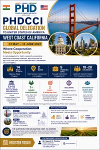 PHDCCI Global Delegation to USA - West Coast California 2027