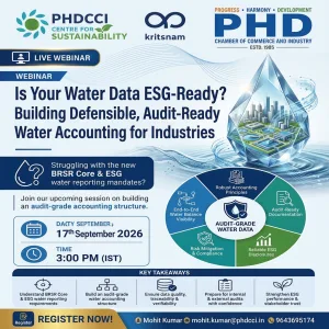 phdcci Building Defensible, Audit-Ready Water Accounting for Industries