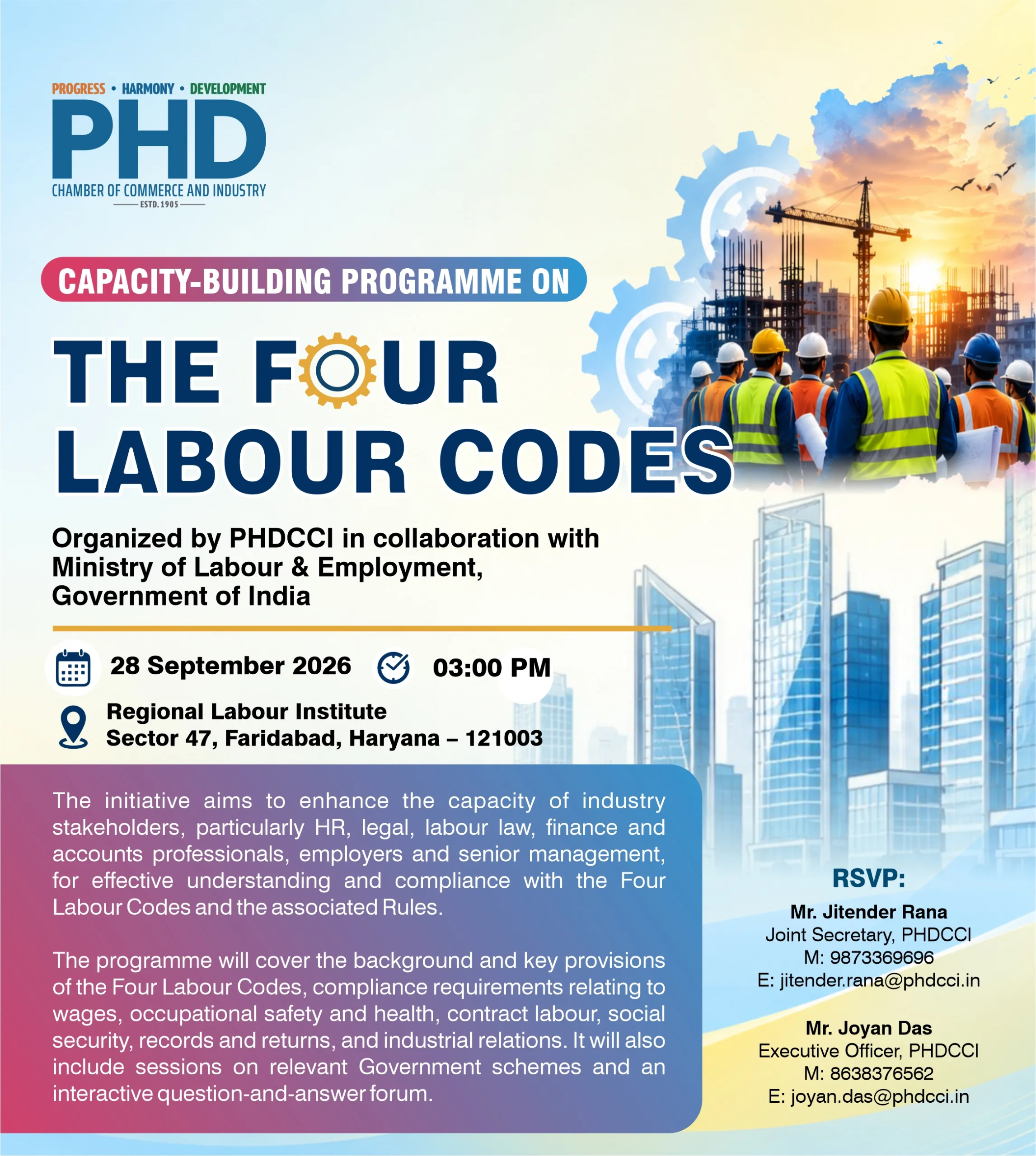 Capacity Building Programme on The Four Labour Codes