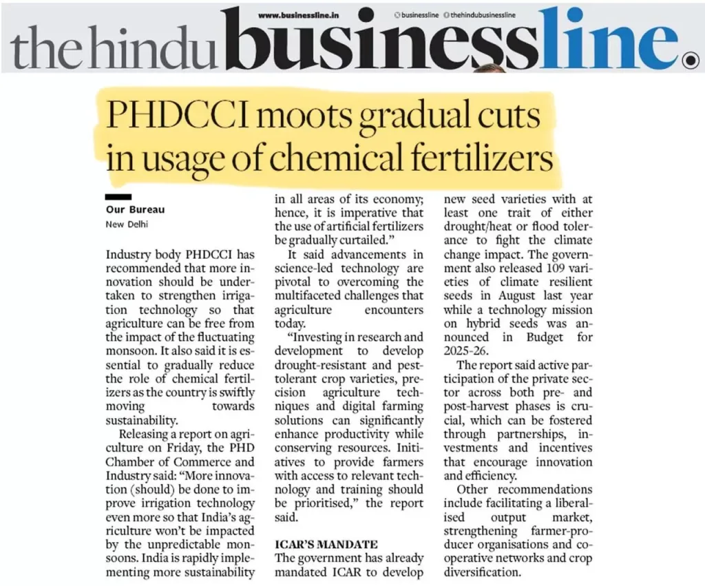 PHDCCI media coverage February 2025.