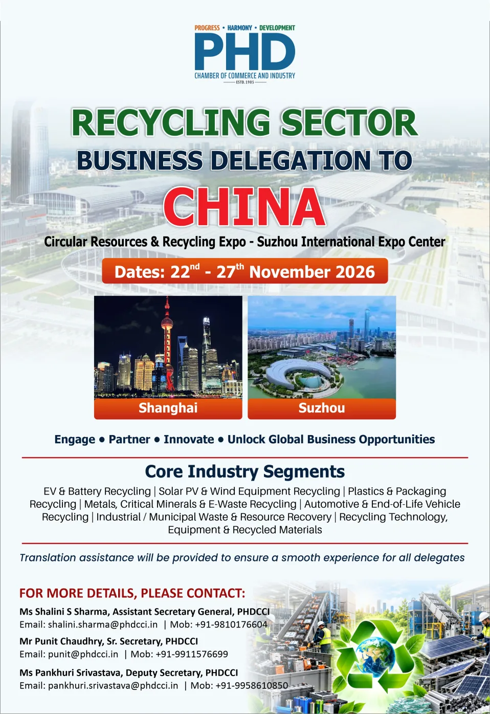 phdcci Recycling Sector Business Delegation to China