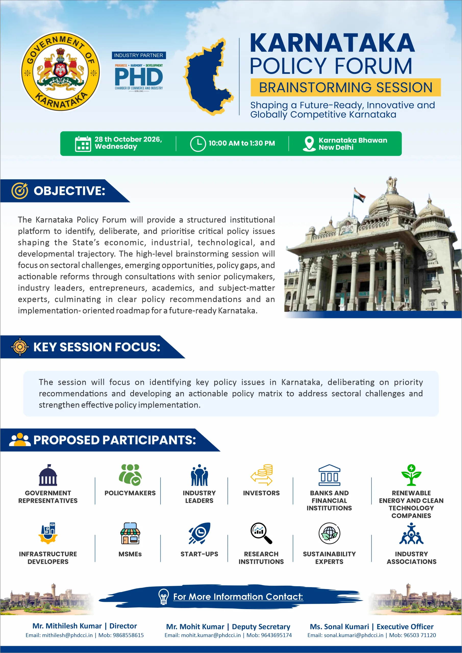 Shaping a Future-Ready, Innovative and Globally Competitive Karnataka